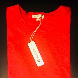 Sundry Supersoft Cherry Red T Size 2 NWT